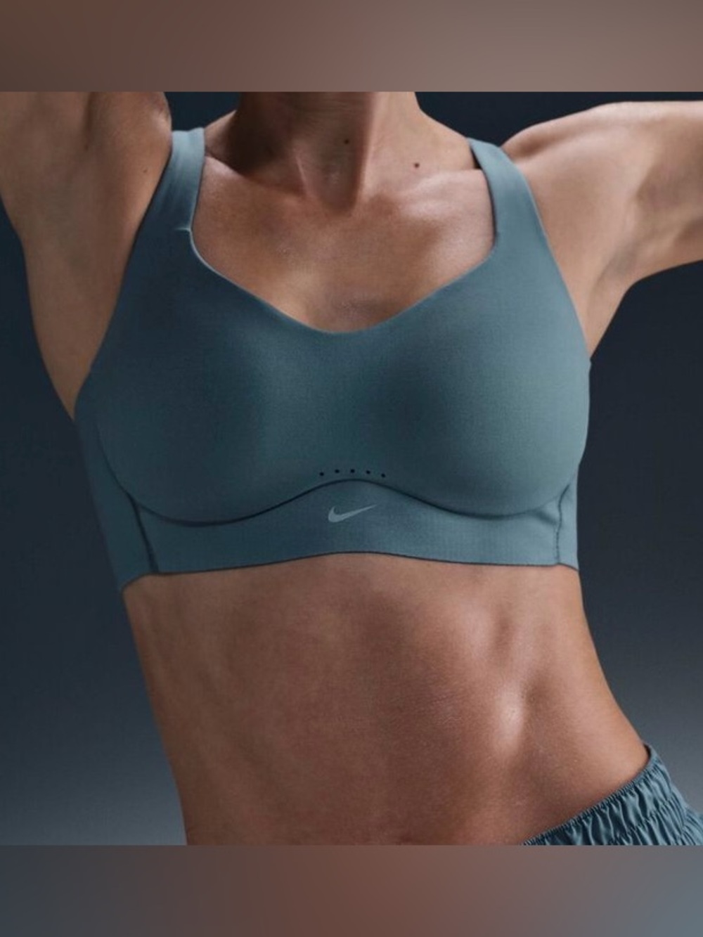 Nike Alate High-Support Women's Padded Convertible Sports Bra FJ2763-006 Blue
